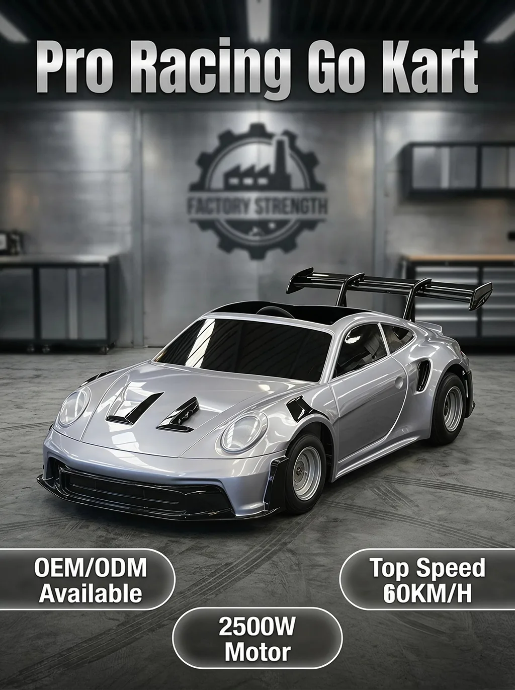 TRELFEY GT3 RS Style go-kart