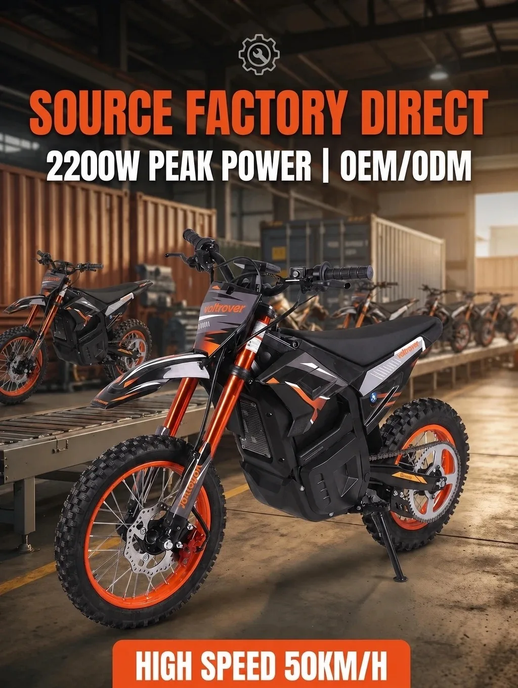 TRELFEY Electric Off-Road Moto go-kart